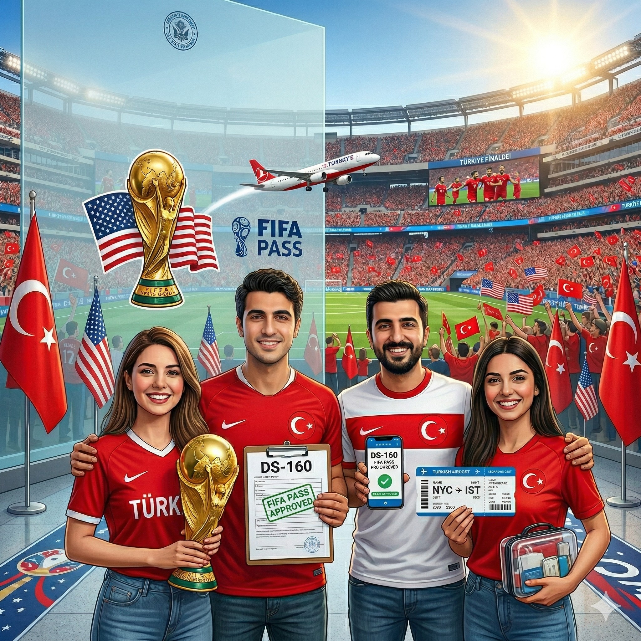 FIFA PASS Nedir? Futbolseverler İçin Amerika Vizesi Gerçekten Kolaylaşıyor mu?
